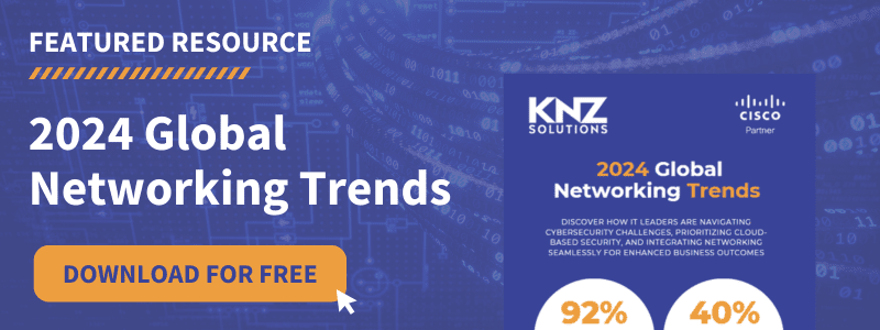 Promotional Image for 2024 Networking Trends Infographic